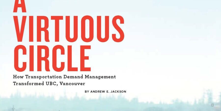A Virtuous Circle: How Transportation Demand Management Transformed UBC
